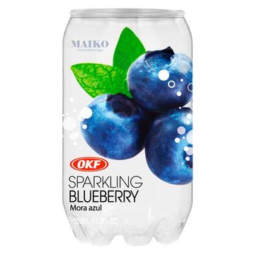 Безалкогольный напиток OKF Sparkling Blueberry со вкусом голубики, 350 мл (Корея)