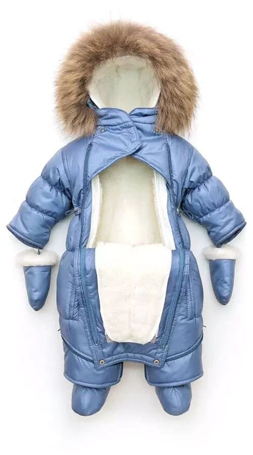 Комбинезон трансформер Pikolino "Корона" (голубой)