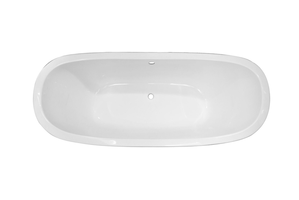 Ванна из литьевого мрамора Эстет Скарлетт 180х77 белая, ФР-00001245