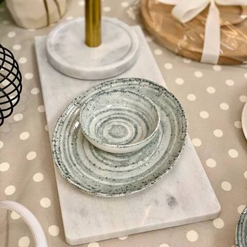 Тарелка овальная "Наоми Ice", 21×16 см