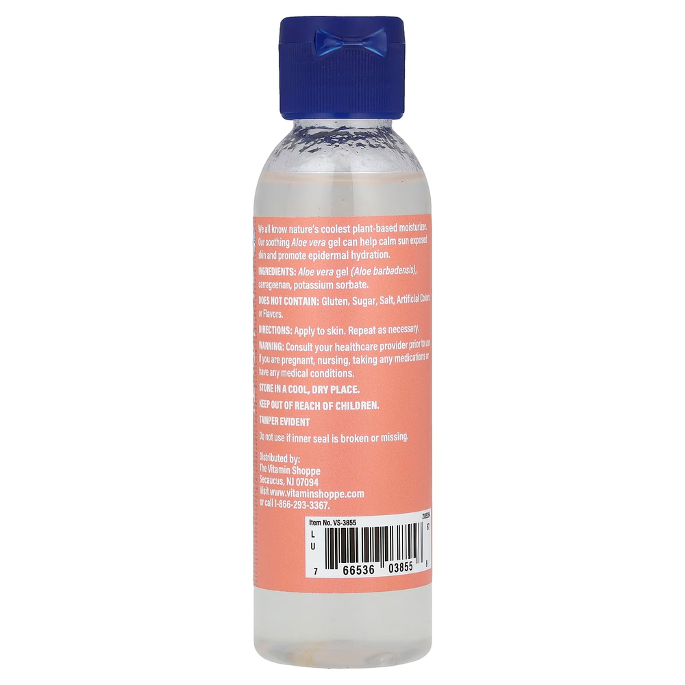The Vitamin Shoppe, Гель алоэ вера, 118,3 мл (4 жидк. унц.)