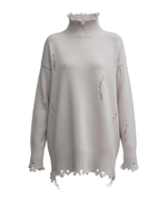 Кашемировый свитер “Torn” с рванным эффектом