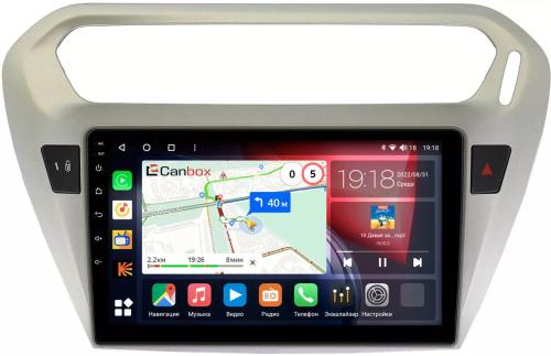 Магнитола для Peugeot 301 / Citroen C-Elysee - Canbox 9118 Qled, Android 10, Быстрая, SIM-слот