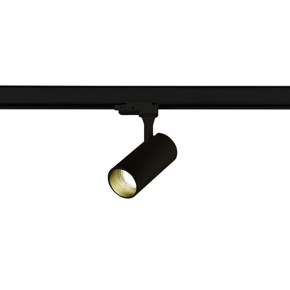 ST383.496.10 Св-к трек. Черный LED 1*10W 2700K/4000K/6000K 800Lm Ra>90 38 IP20 D60xH130мм 220V