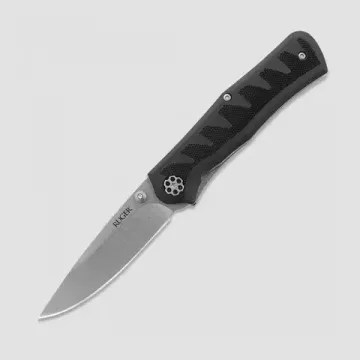 Складной нож CRKT полуавтоматический Ruger Crack-Shot CR/R1205 c клинком из стали 8Cr13MoV, рукоять GRN