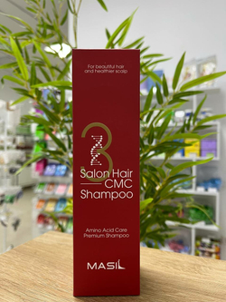 Восстанавливающий профессиональный шампунь с керамидами Masil 3 Salon Hair CMC Shampoo, 300 мл