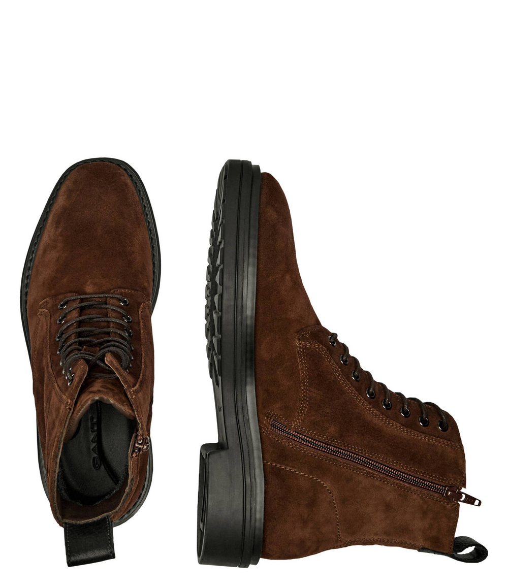 Кожаные высокие сапоги Boggar Gant - коричневый(29643737)