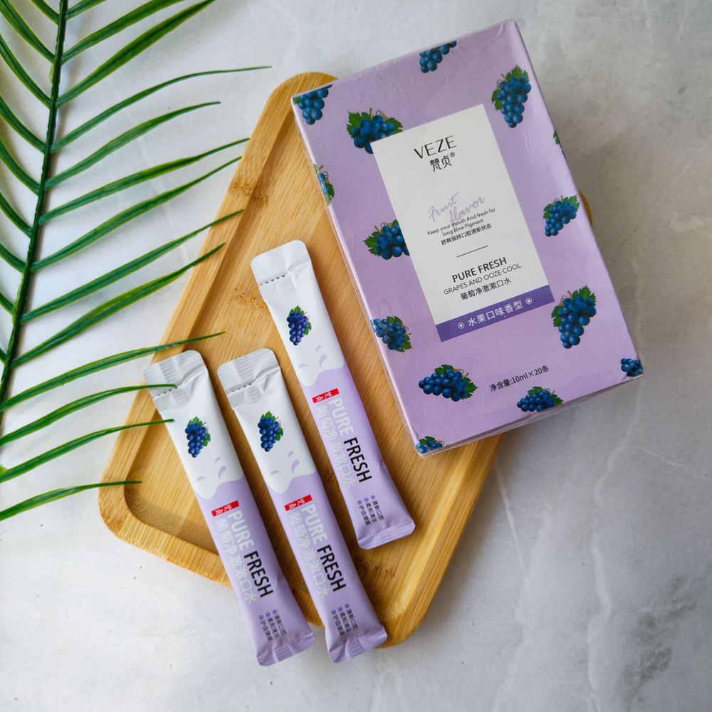 Ополаскиватель для полости рта с виноградом, 10мл