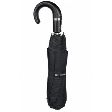 Мужской зонт Три Слона Черный - Полный автомат 720