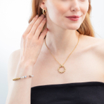 Колье Coeur de Lion Crystal-Gold 2055/10-1816
