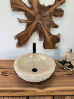 Раковина из мрамора Bowl Cream EM-65890 45х45х15 из натурального камня