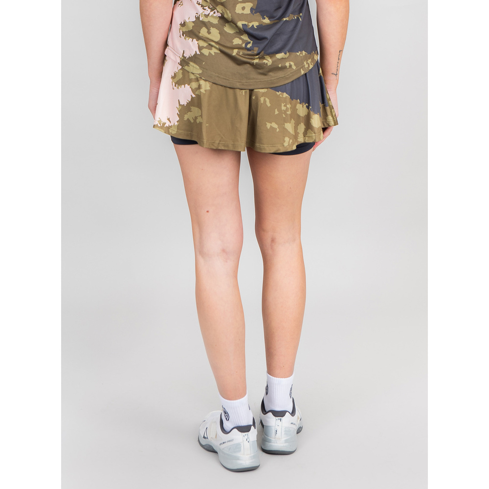 ОДЕЖДА ДЛЯ ТЕННИСА Женская, Юбка BIDI BADU PURE WILD WAVY SKORT .