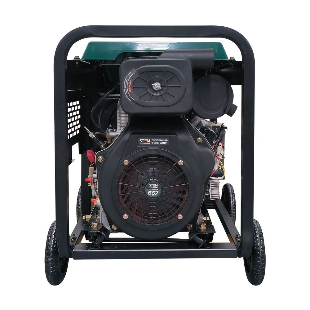 Генератор дизельный STEM Techno S8500DE - [7.8 кВт / 220/380V] эл. пуск, ATS