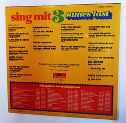 Винтажная виниловая пластинка LP James Last Sing Mit 3 (Germany 1975)