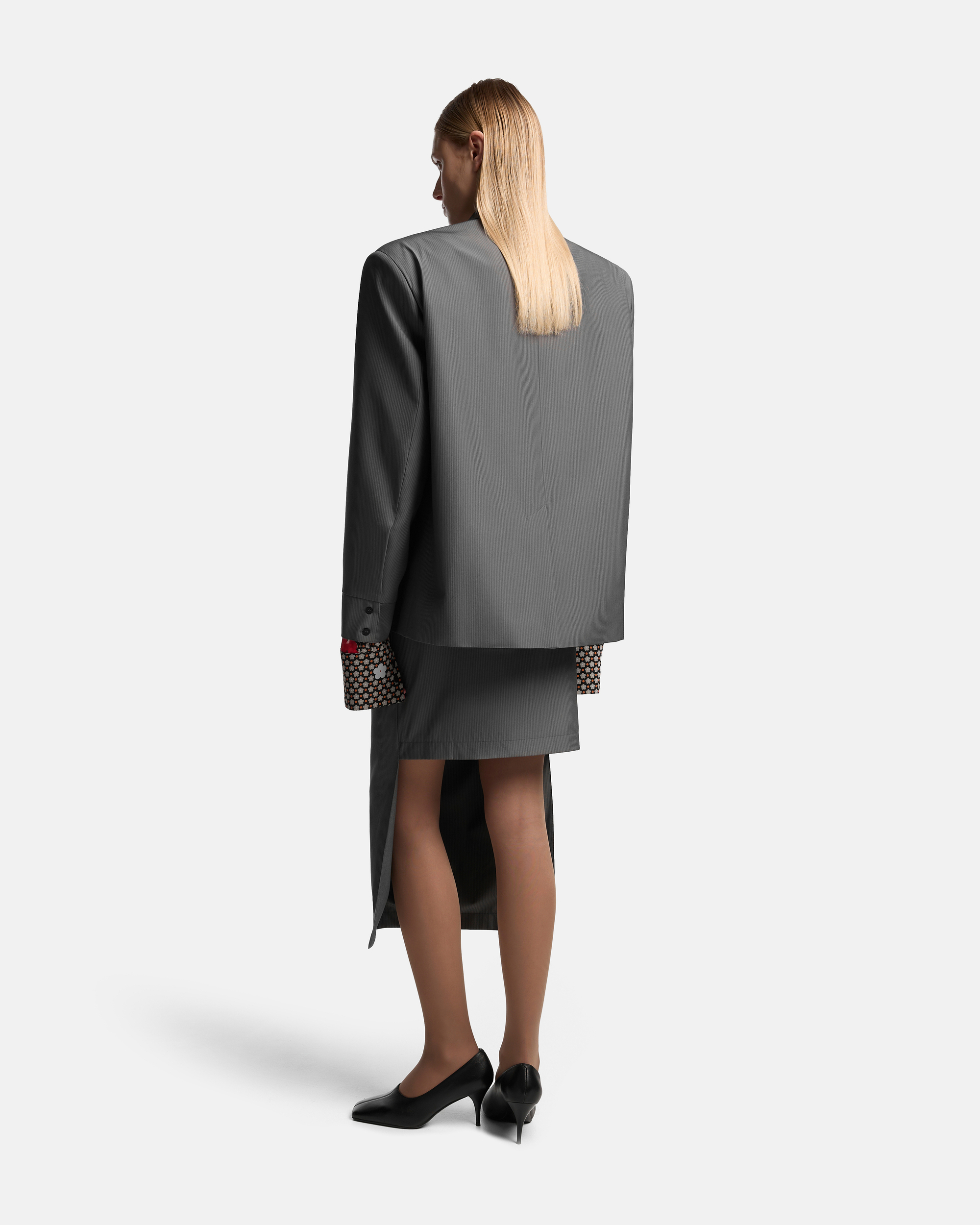 ЮБКА-ТОП ИЗ КОСТЮМНОЙ ТКАНИ