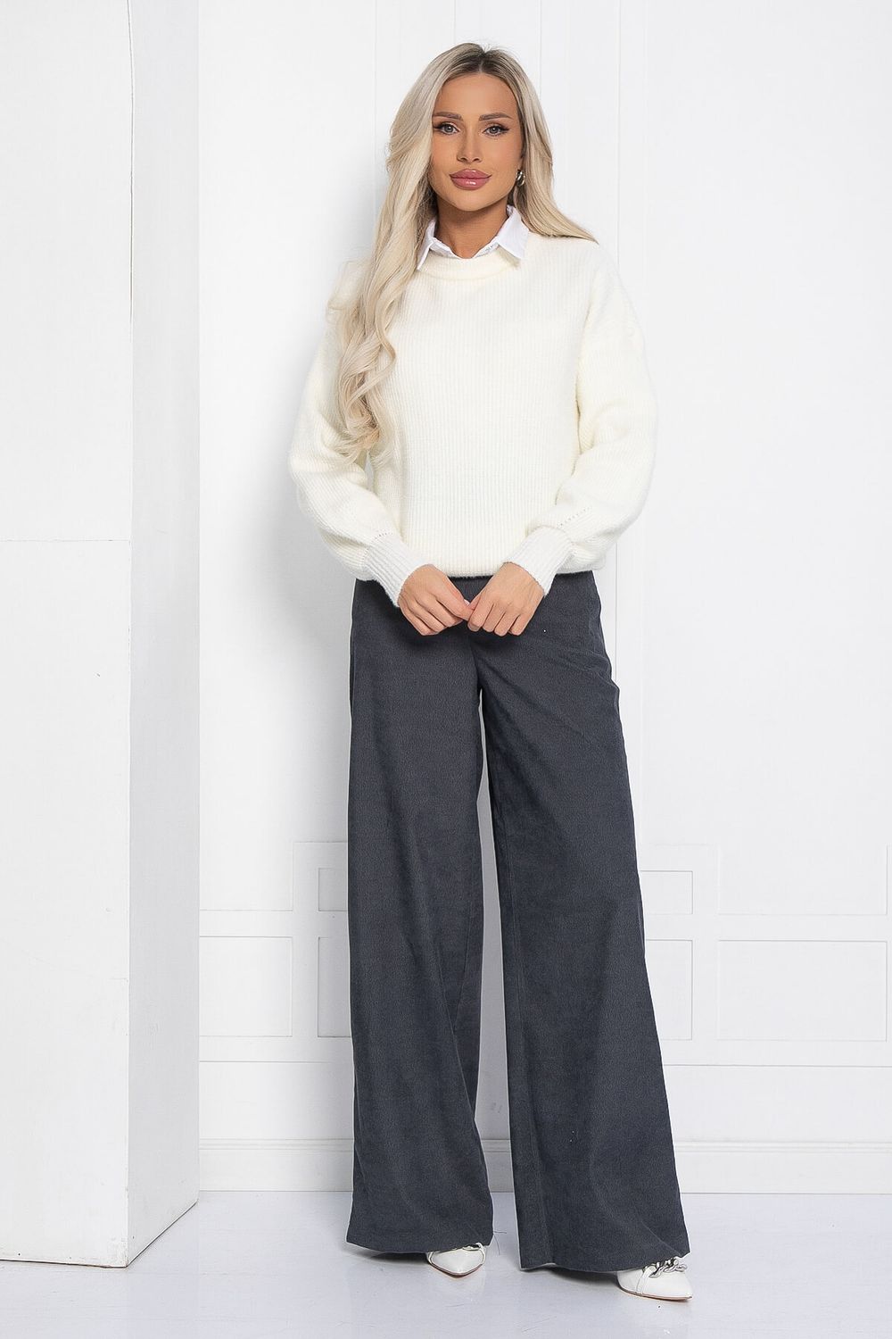 Брюки Жанин (серые) Б12308-10 LT Collection