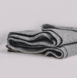 Плед кашемировый 140x190 Mollen серый