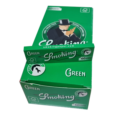 Бумага для сигарет блок "Smoking" Green 60л*50шт