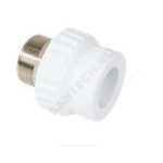 Муфта PP-R комбинированная белая Дн 50х2" НР под ключ VALFEX 10135150