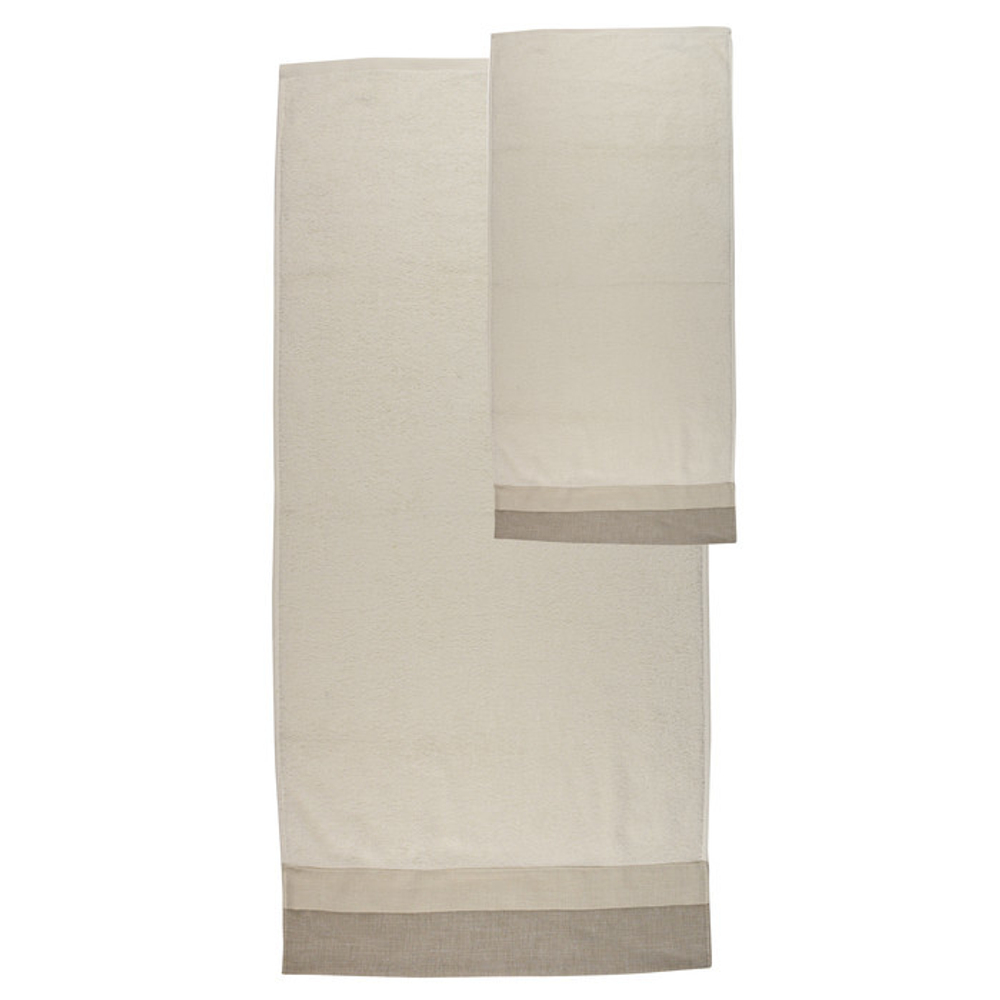 Набор из 2-х полотенец "Джакаранда" кремовый 38х58см/55x104см