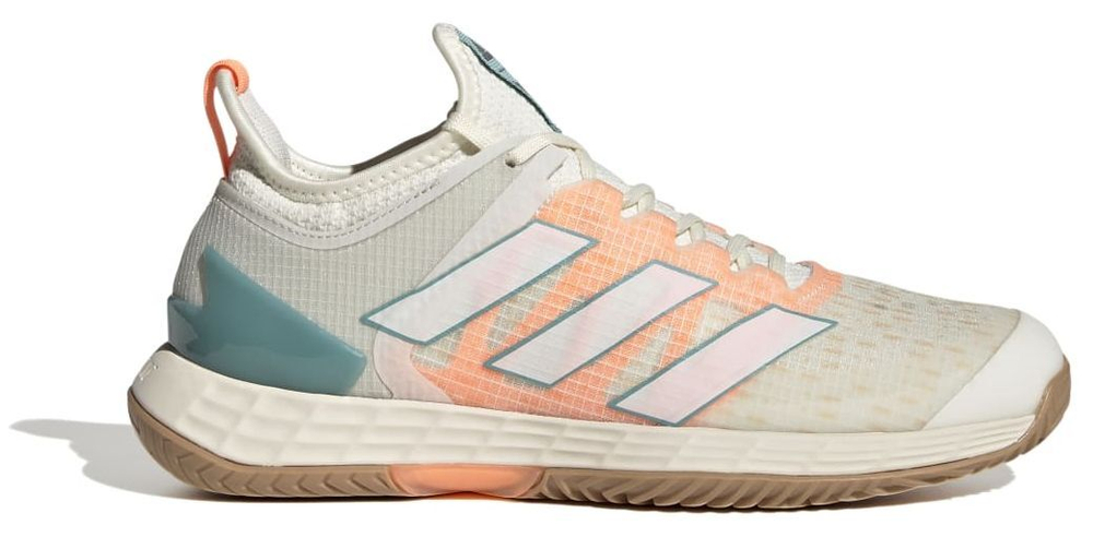 Женские Кроссовки теннисные Adidas Adizero Ubersonic 4 W Parley - off white/cloud white/beam orange