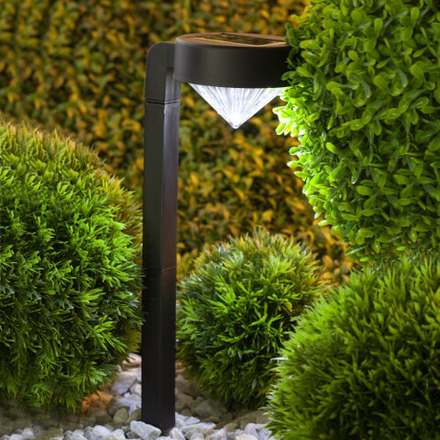 SL-PL42-DMD ЭРА Садовый светильник на солнечной батарее, пластик, черный, 42 см