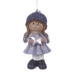 GAEM Фигурка декоративная подвесная "Ангел", L4,5 W3,5 H10 см, 2в.