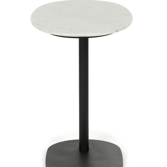 Кофейный стол Jaspire 50х30 керамика и сталь