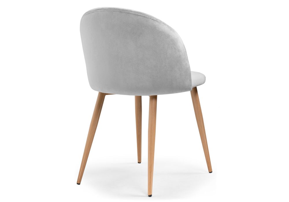 Стул на металлокаркасе Aldo grey / wood