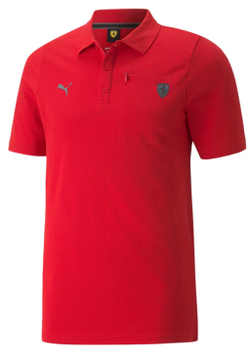 Мужское теннисное поло Puma Ferrari Style Polo - rosso corsa