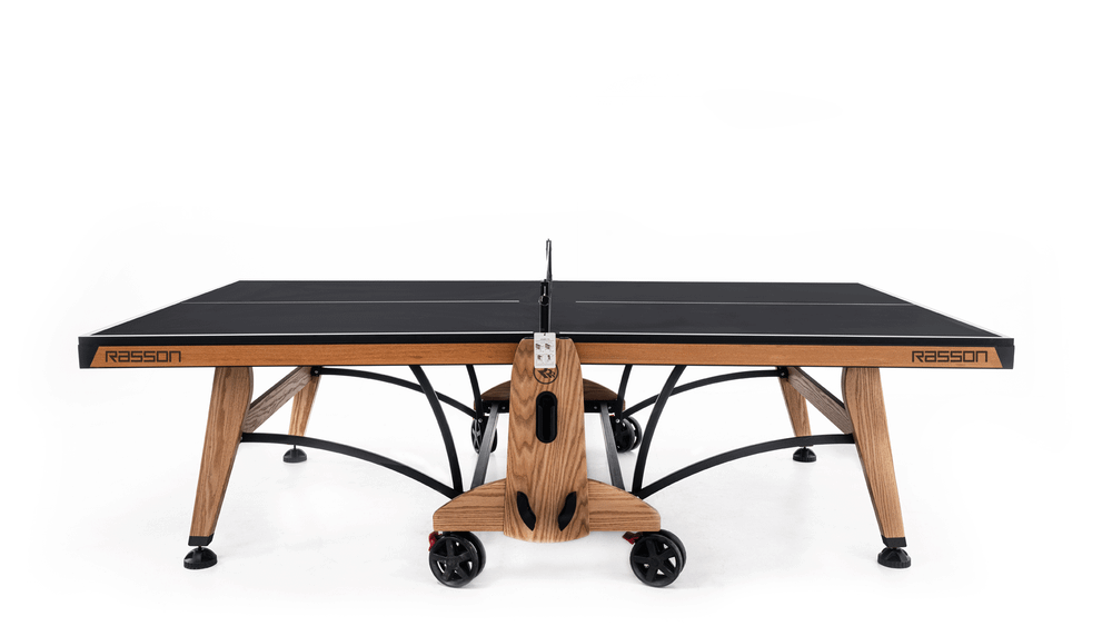 Теннисный стол складной для помещений &quot;RASSON PREMIUM T03 Indoor&quot; (274 х 152,5 х 76 см, натуральный дуб) с сеткой