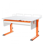 Растущая парта Астек Твин-2 с фронтовой приставкой и выдвижным ящиком (1150×850 мм)