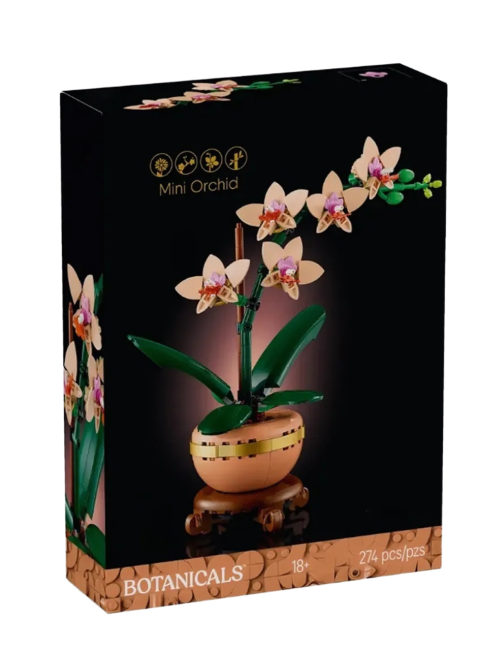 LEGO Botanical Collection 10343 Мини-орхидея — декоративный конструктор для взрослых