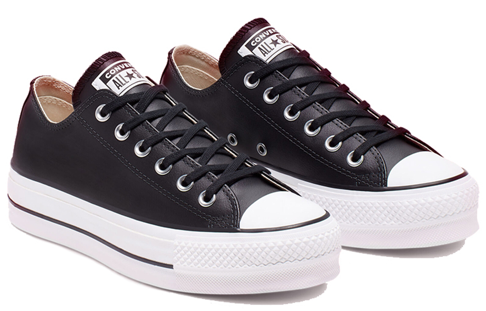 Chuck Taylor All Star Wmns Converse Lift Clean Ox "Black" Women"s