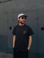 Футболка Miracle Apparel Heavy Soft Black Flame Графит