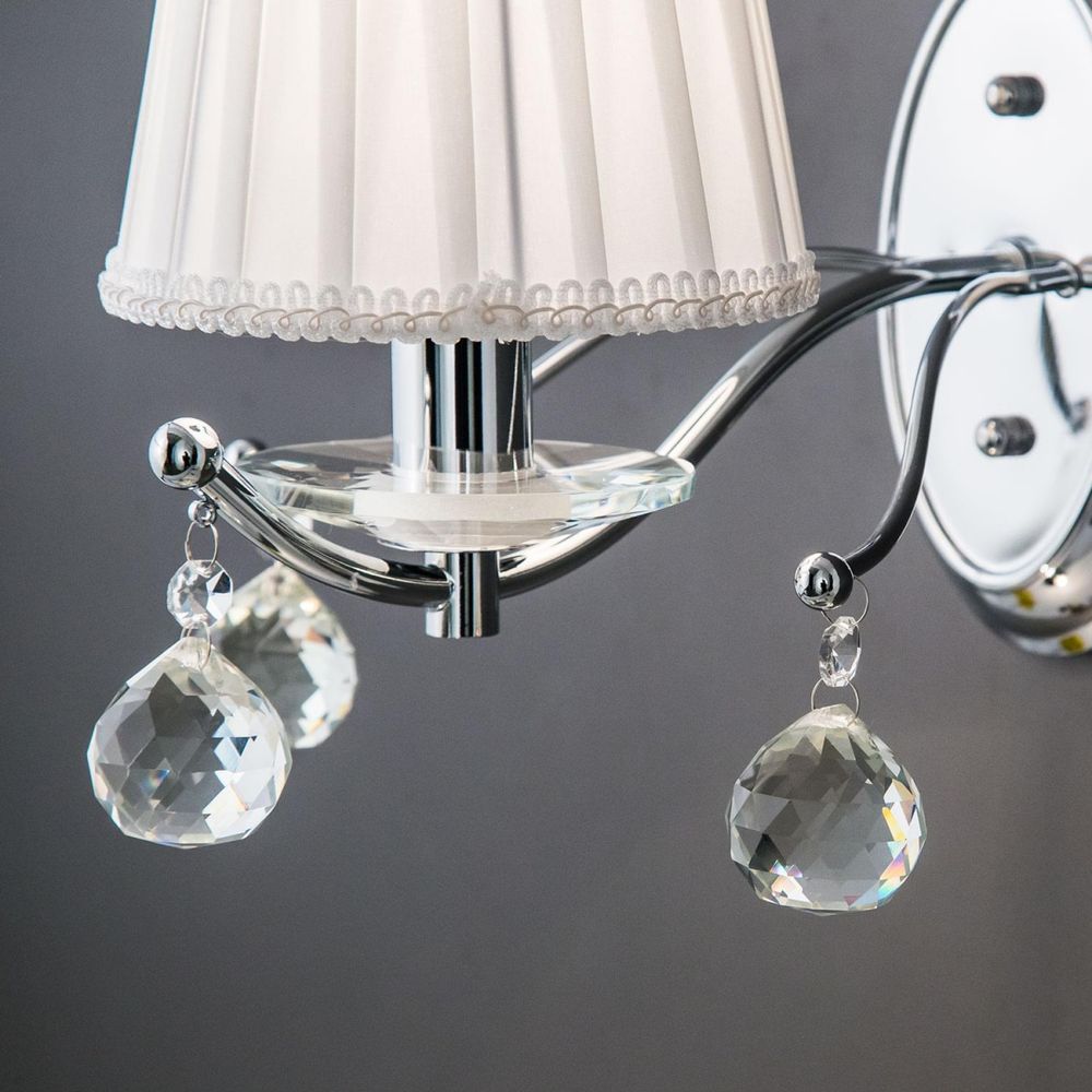 Citilux Шелли CL438311 Бра с абажуром Хром