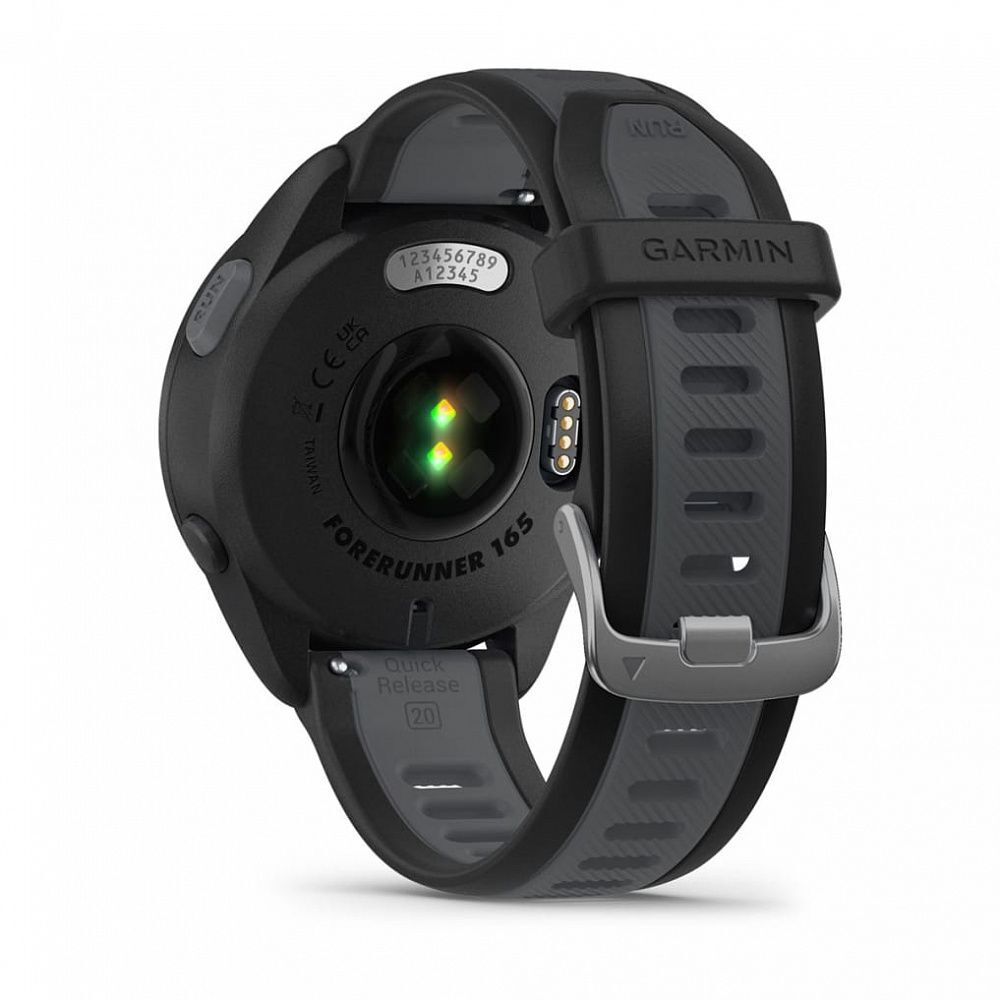 Часы Garmin Forerunner 165 Music черный с серым ремешком, 010-02863-30. Товар уцененный