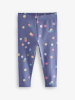 Легинсы для девочки Next 411-449, 5 шт., Розовый, Хаки, Синий