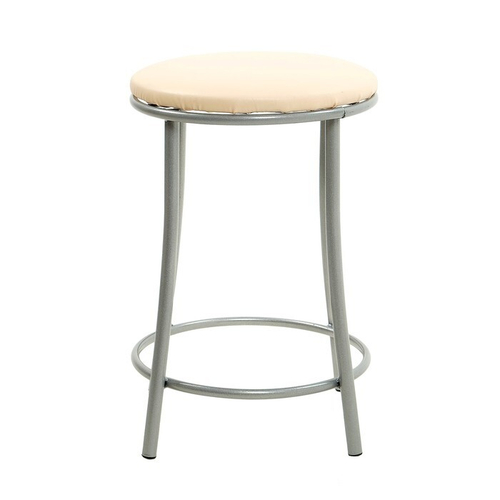 Табурет с кольцом  470*310 беж.кожаСТ3 ХК(Elikor)