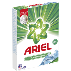 Стиральный порошок Ariel Горный родник Ручная стирка 450 гр