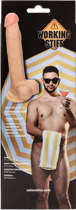 Телесный фалоимитатор The Cabana Boy - 24,2 см. (Цвет: телесный)