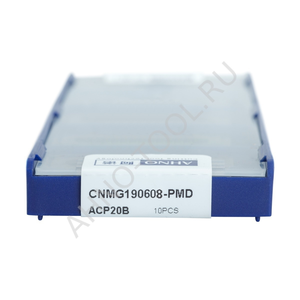 Пластина твердосплавная ISO CNMG190608-PMD ACP20B AHNO по стали, получистовая