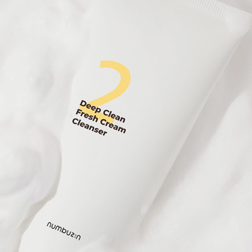 Кремовая пенка для глубокого очищения numbuzin No. 2 Deep Clean Fresh Cream Cleanser