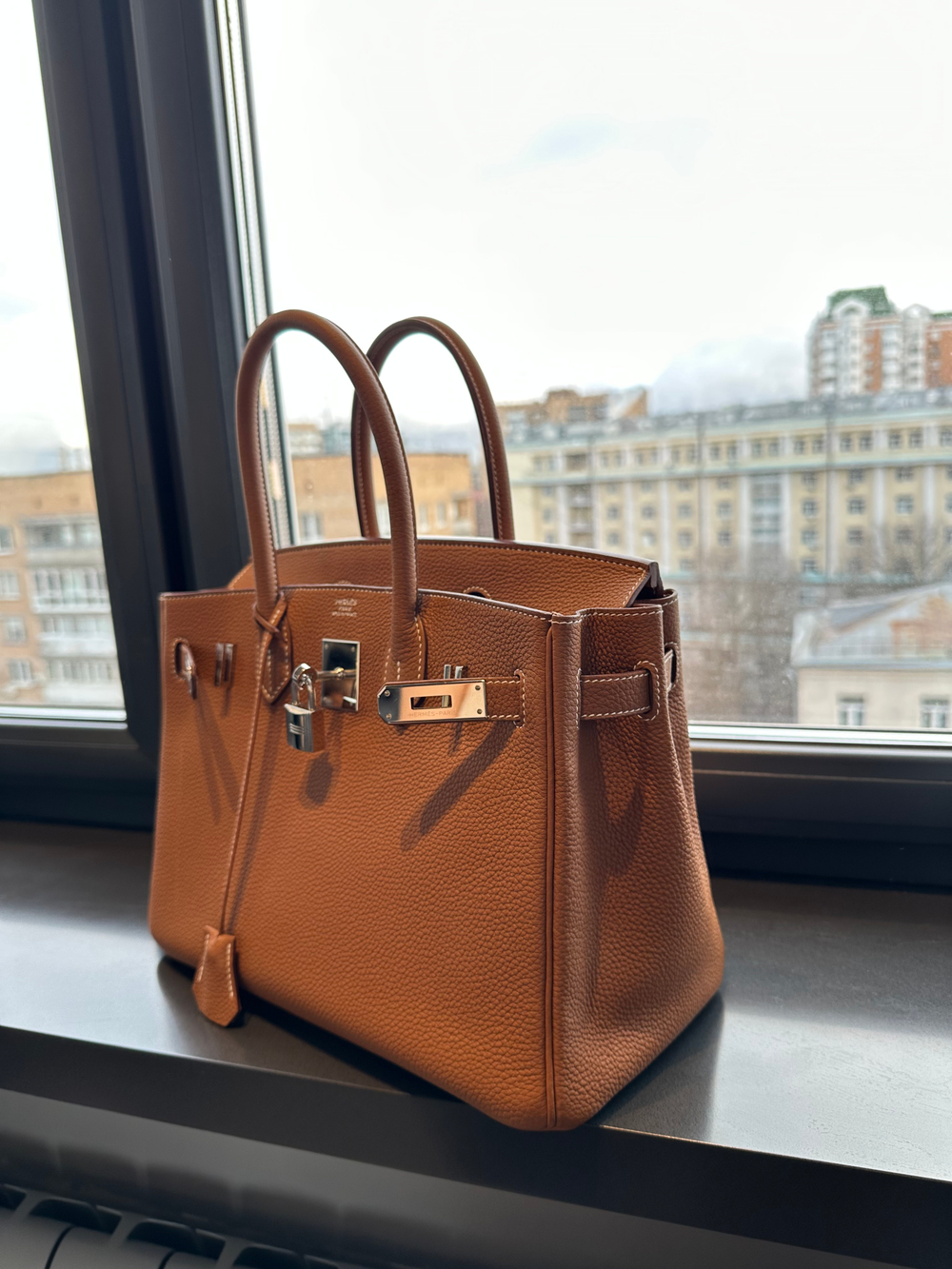 Сумка Hermes Birkin 30 Gold Togo