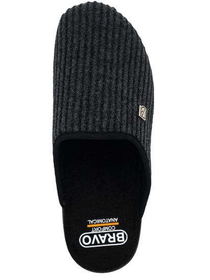 508M | "Ivan Zima" | Мужские тапочки-сабо (серый вельвет)