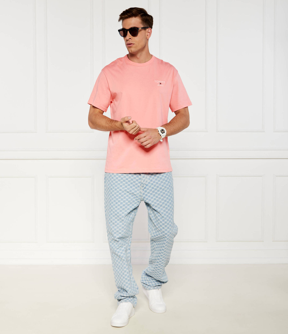 Футболка Tommy Jeans - розовый(DM0DM18872)