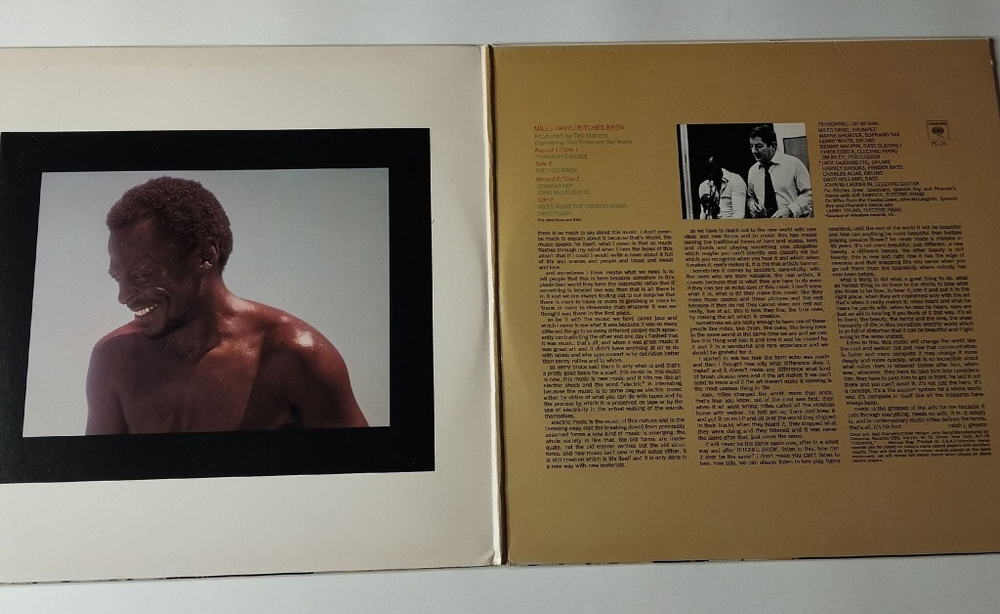 Винтажная виниловая пластинка LP Miles Davis Bitches Brew (USA 1975) Spanish Key
