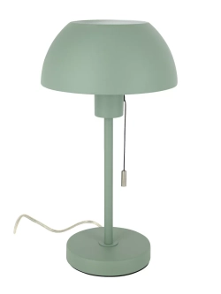 Торшер настольный с абажуром из металла