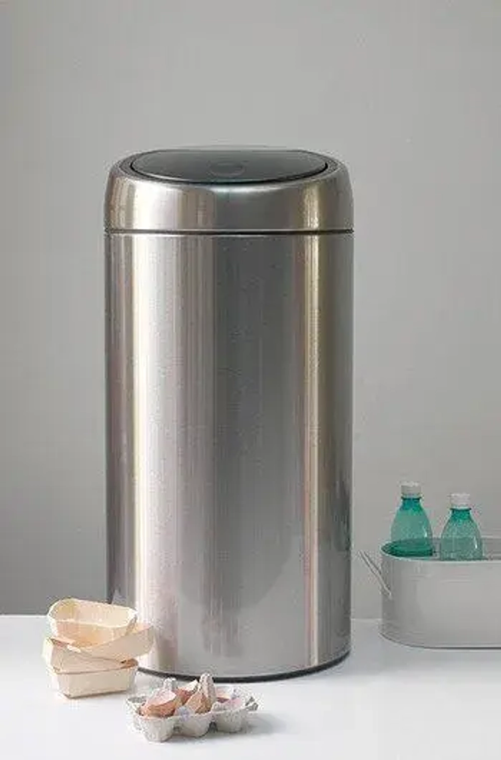 Brabantia Контейнер для мусора Touch Bin Twin 2x20 л полированный