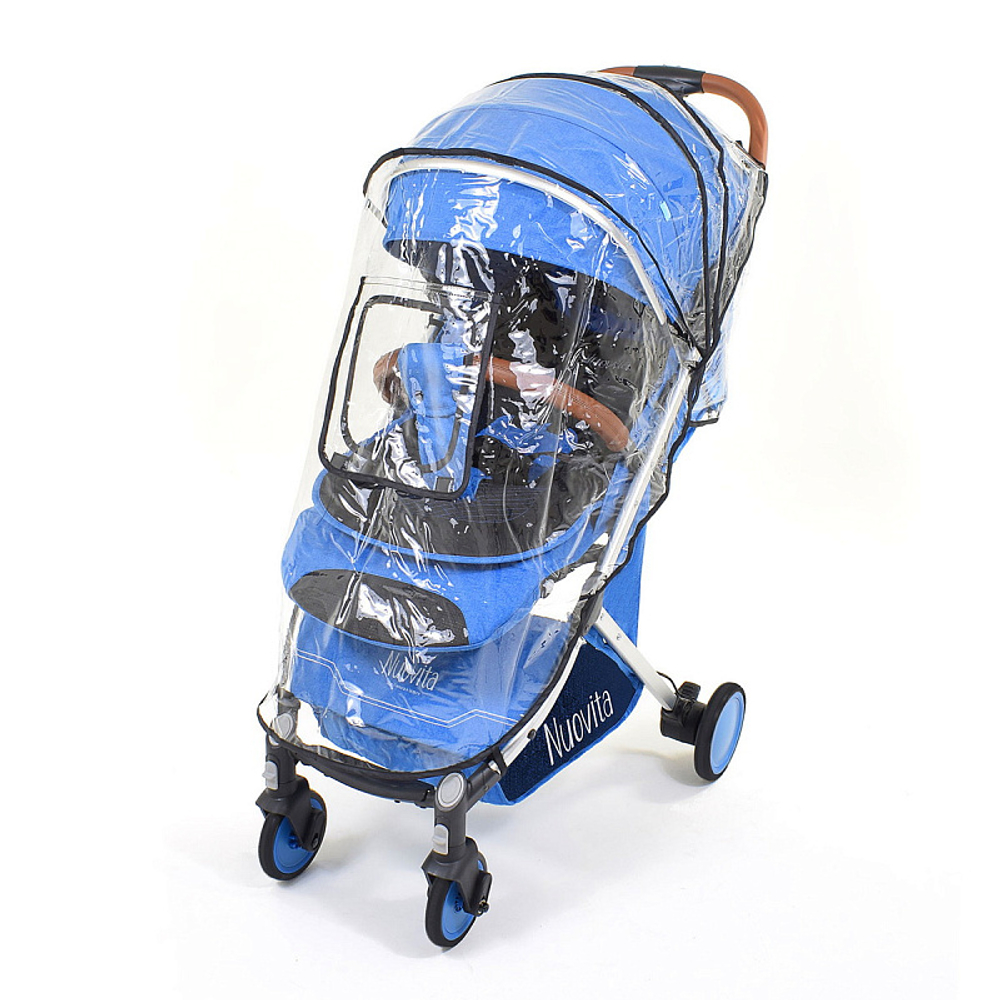 Прогулочная коляска Nuovita Giro Blu, Argento / Синий, Серебристый